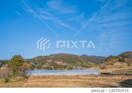 明日香村の景勝地 阪田の棚田 奈良県 明日香村の景勝地 阪田の棚田 奈良県 136782014