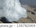 ドローンによる桜島火口高高度撮影 136782069