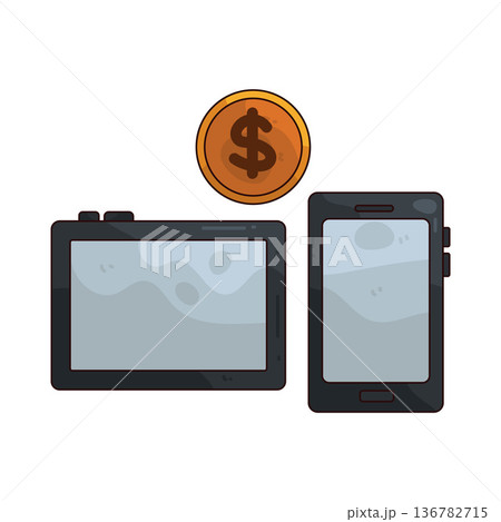 Illustration of transfer Illustration of transfer 136782715