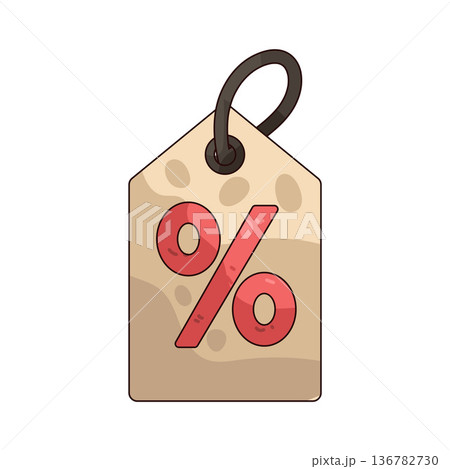 Illustration of discount Illustration of discount 136782730