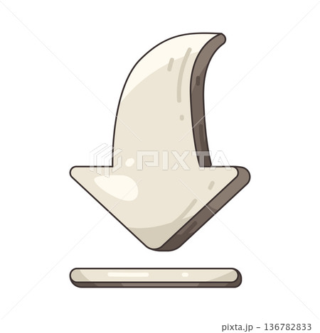 Illustration of download Illustration of download 136782833
