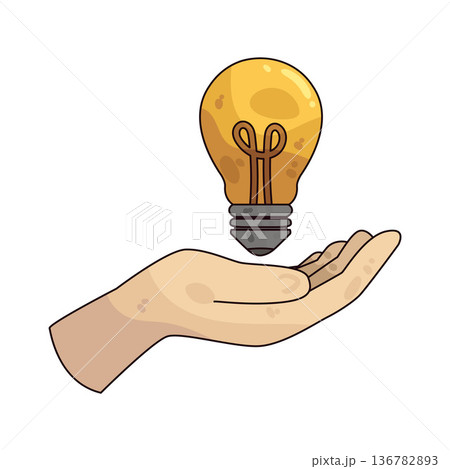 Illustration of Save energy Illustration of Save energy 136782893