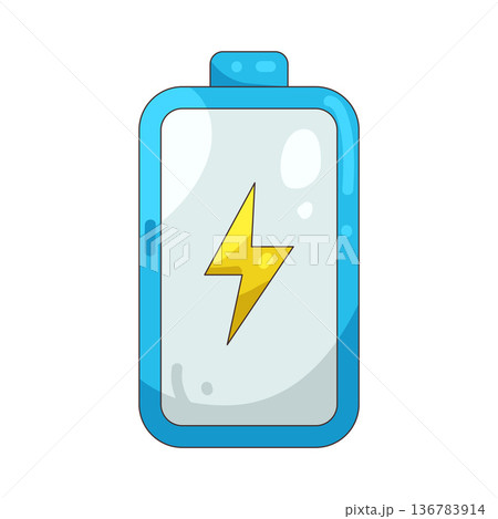 Illustration of battery Illustration of battery 136783914