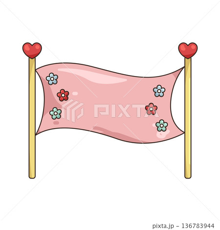 Illustration of banner Illustration of banner 136783944
