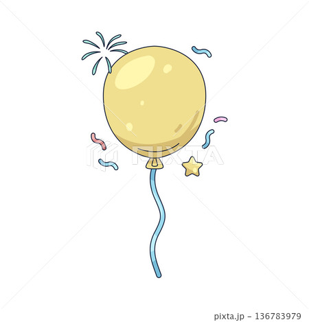 Illustration of balloon 136783979