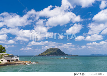 《佐賀県》唐津城から眺める眺望 136784017