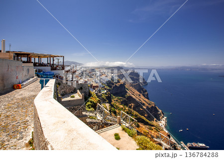 サントリーニ島 136784288