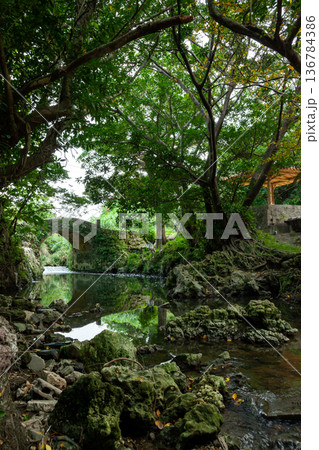 当山の石畳道 136784386