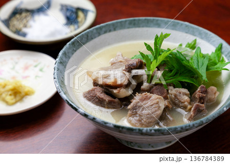 ヒージャー汁・山羊汁 136784389