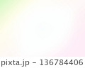 ピンクとグリーンの柔らかいグラデーション背景素材 136784406