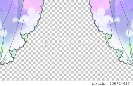 Dreamy Curtains (Left and Right) (without bottom) 136784417