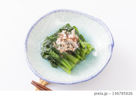 ちぢみほうれん草のおひたし 136785026