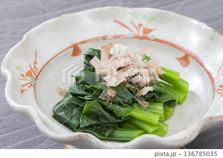 ちぢみほうれん草のおひたし 136785035