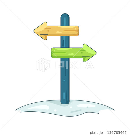 Illustration of road sign 136785465