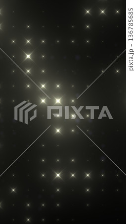 Abstract dark background with soft golden star-like light flares, creating an elegant, cinematic atmosphere of sparkle and luxury Abstract dark background with soft golden star-like light flares, creating an elegant, cinematic atmosphere of sparkle and luxury 136785685