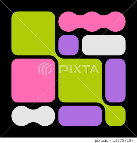 Colorful Abstract Y2K Vector Bento Grid Layout With Blob Geometric Shapes. Flat Modern Geometric Pattern With Simple Frames And Futuristic Layout Style. Modern Vector Frames For Stylish Collages Colorful Abstract Y2K Vector Bento Grid Layout With Blob Geometric Shapes. Flat Modern Geometric Pattern With Simple Frames And Futuristic Layout Style. Modern Vector Frames For Stylish Collages 136787187