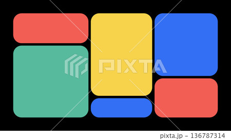 Minimal Geometric Bauhaus Bento Grid Pattern. Abstract Vector Layouts For Posters, Flyers, Catalogs, Social Media, And Modern Editorial Design Minimal Geometric Bauhaus Bento Grid Pattern. Abstract Vector Layouts For Posters, Flyers, Catalogs, Social Media, And Modern Editorial Design 136787314