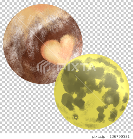 冥王星と月のコンジャンクション 136790581