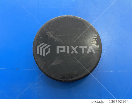 hockey washer isolated on bley background hockey washer isolated on bley background 136792164