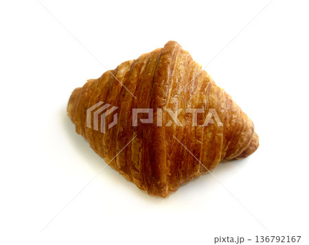 croissant isolated on white. top view croissant isolated on white. top view 136792167