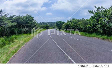 Road Countryside Green Landscape Road Countryside Green Landscape 136792624