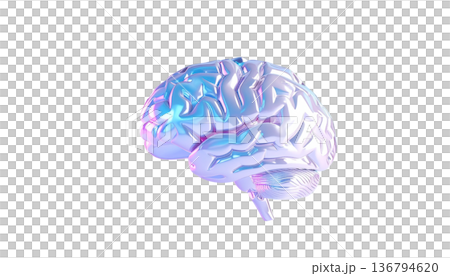塑膠質感的大腦 塑膠質感的大腦 136794620