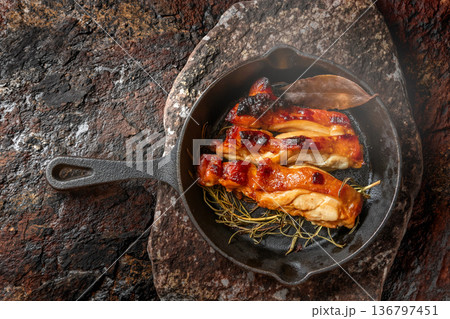 チキンステーキ Grilled chicken steak  136797451
