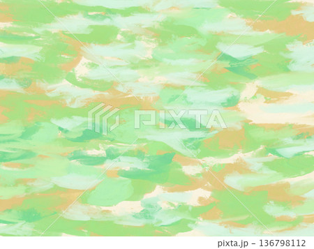 油絵の具風抽象的なペイント 136798112