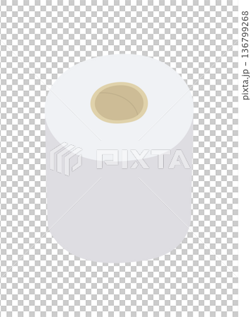 clean white toilet paper icon 136799268