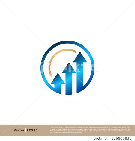 Stock Exchange Logo Template Illustration Design. Vector EPS 10. Stock Exchange Logo Template Illustration Design. Vector EPS 10. 136800830
