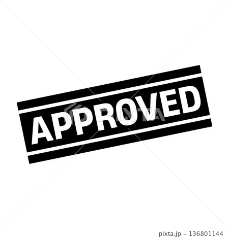 Approved Stamp. Approved Square Sign Approved Stamp. Approved Square Sign 136801144