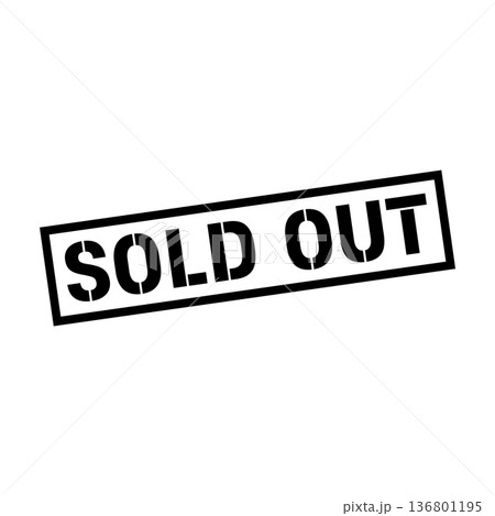 Sold Out Stamp. Sold Out Grunge Square Sign Sold Out Stamp. Sold Out Grunge Square Sign 136801195