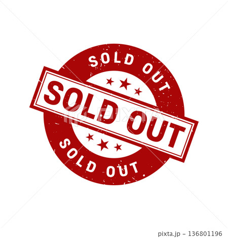 Sold Out Stamp. Sold Out Grunge Round Sign Sold Out Stamp. Sold Out Grunge Round Sign 136801196