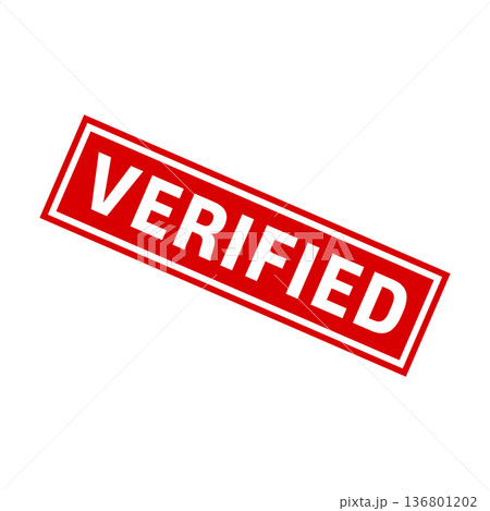 Verified Stamp. Verified Grunge Square Sign Verified Stamp. Verified Grunge Square Sign 136801202