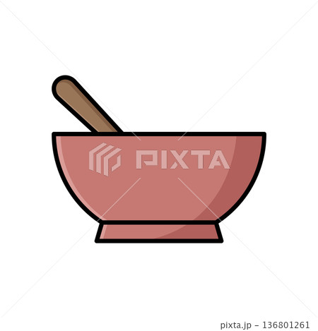 Bowl Icon Vector Design Bowl Icon Vector Design 136801261