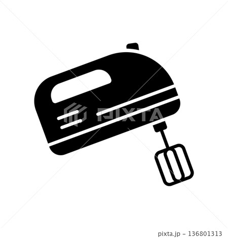 Hand Mixer Icon Vector Design 136801313