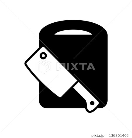 Cutting Board Icon Vector Design Illustration Cutting Board Icon Vector Design Illustration 136801403