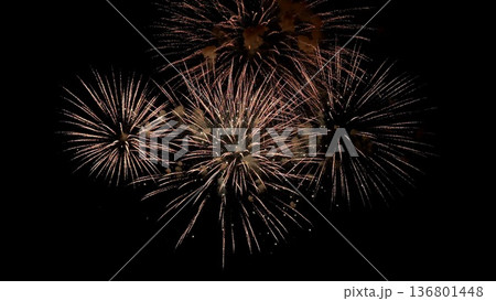 firework display spectacle, night sky illuminated with fireworks, vivid fireworks creating layered shapes and brilliance, colorful fireworks explode in synchronized patterns illuminating darkness firework display spectacle, night sky illuminated with fireworks, vivid fireworks creating layered shapes and brilliance, colorful fireworks explode in synchronized patterns illuminating darkness 136801448