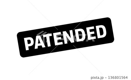 Patended Stamp,Patended Square Sign Patended Stamp,Patended Square Sign 136801564