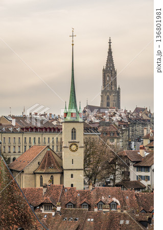 Skyline of Bern Old City. Switzerland Skyline of Bern Old City. Switzerland 136801981