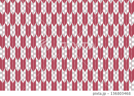 Yagasuri red seamless pattern Yagasuri red seamless pattern 136803468