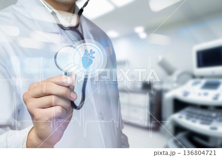 Heartbeat echo in the clinic Heartbeat echo in the clinic 136804721