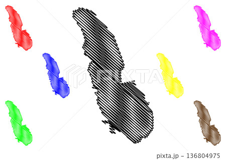 Lougheed island (Canada, Nunavut Territory, North America) map vector illustration, scribble sketch Lougheed map Lougheed island (Canada, Nunavut Territory, North America) map vector illustration, scribble sketch Lougheed map 136804975