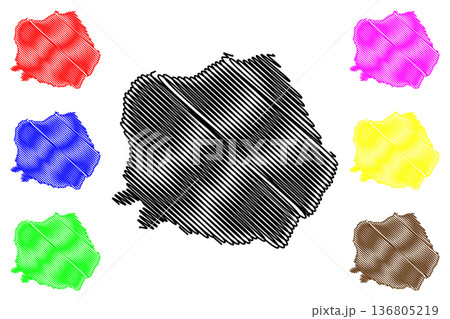 Nisyros island (Hellenic Republic, Greece, Greek island) map vector illustration, scribble sketch Nisiros map Nisyros island (Hellenic Republic, Greece, Greek island) map vector illustration, scribble sketch Nisiros map 136805219