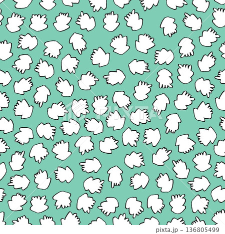 手描きのイカの壁紙2 136805499