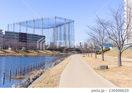 東京都江戸川区旧中川沿い2026年2月 東京都江戸川区旧中川沿い2026年2月 136806620