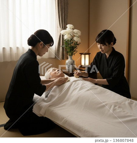 エンゼルケアを受ける 136807848