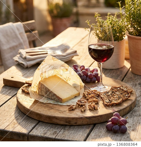 蜜蝋ラップ×チーズ・ワインペアリング 136808364