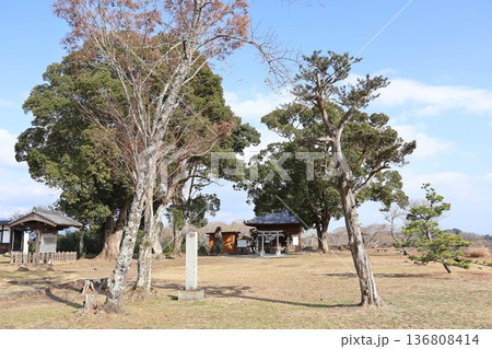 「荒城の月」のモデル・岡城跡　本丸跡（大分県竹田市） 136808414