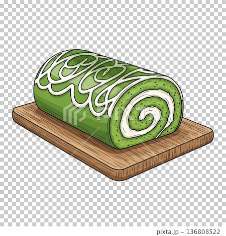 抹茶和西式甜點的合作甜點 136808522